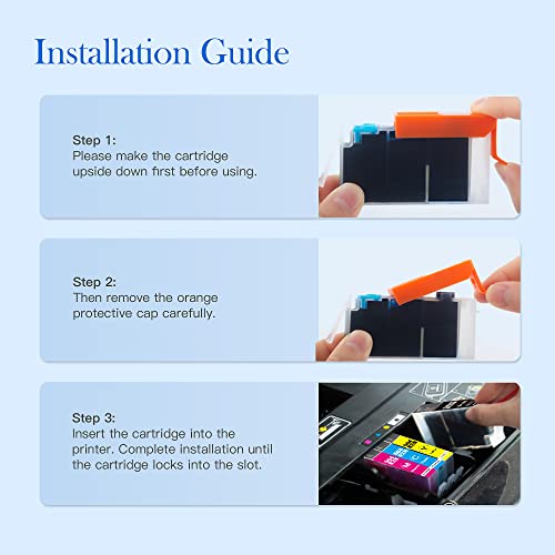 Valuetoner Compatible Ink Cartridge Replacement For Hp 564Xl 564 Xl Combo Pack For Photosmart 5510 5520 6520 7520 Premium C309A C410A Printer (15Pack:3 Black,3 Photo Black, 3 Cyan,3 Magenta,3 Yellow) #TOP6