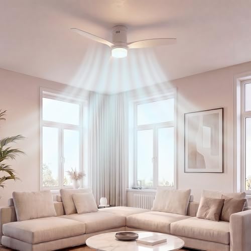 Ventilateur de Plafond avec Lumière Cecotec EnergySilence Aero 4600 132cm 6 Vitesses DC Télécommande Minuterie Fonction Hiver - vue 5