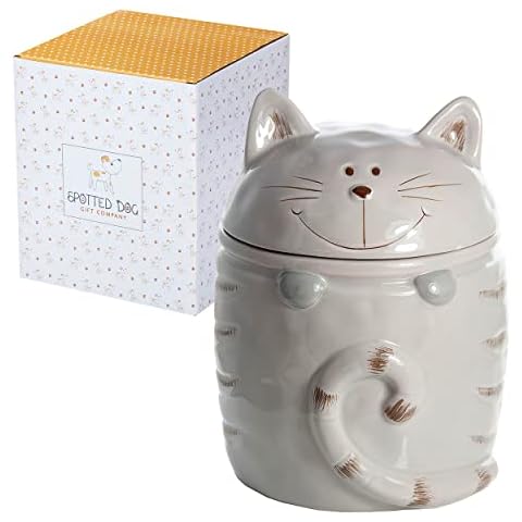 Bote para alimentos cerámica con diseño de gato Cover