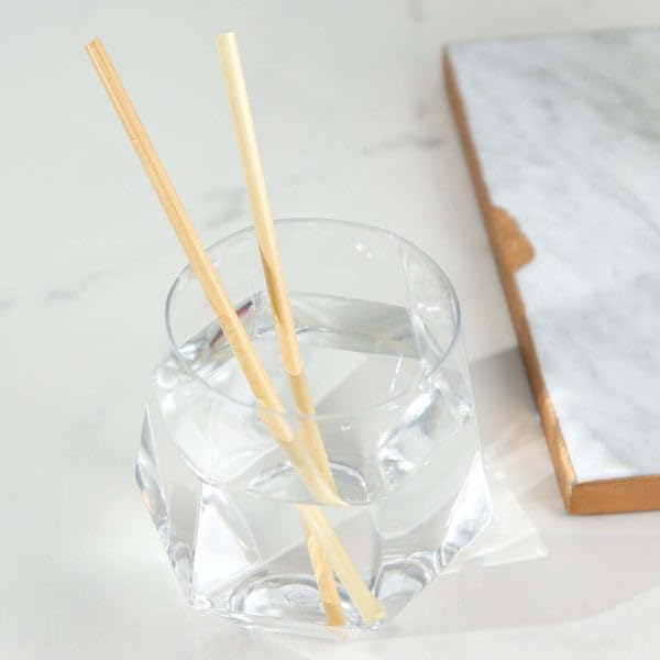 Pitillos Compostables Ecológicos de Trigo 6" Paquete 100 miniatura 5