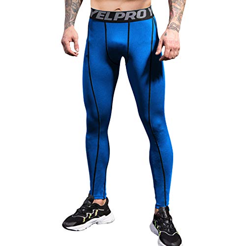 Queerier Men's Athletic Leggings Workout Compression Pants Sports Running Baselayer Tights Cycling Gym Pants #TOP1
