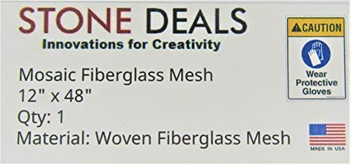 Mosaic Mesh for Back Mounted Tile 48" x 12"