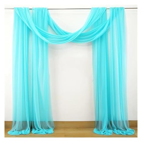 Cortina de fondo verde con arco de boda para boda, fiesta de cumpleaños, decoración de fondo al aire libre, 75 x 600 cm