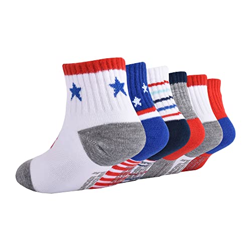Image of Under Armour boys Multi Pack Quarter Sock