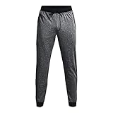 Under Armour Men's Tricot Joggers , Black Full Heather (001)/Black , 3X-Large