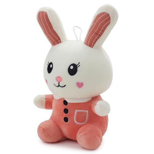 Image of Soft Pink Pocket RabbiTPlush Toy for Kids Stuffed Soft Toy with Cute Hug-Friendly Plush for Babies, Toddlers & Children Safe, Lightweight & Easy to Clean (35CM)