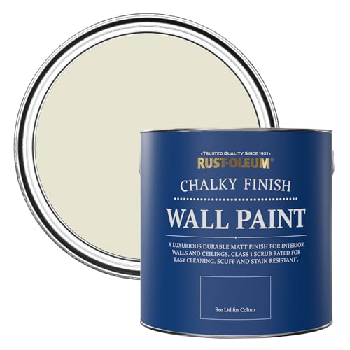 Rust-Oleum Grey Matt Emulsion Wall Paint - Oyster 2.5L
