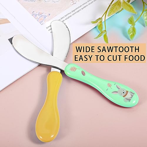 PAEFIU Set Couverts Enfant en INOX, 6 Pièces Couverts Bebe Mignon – vue 5