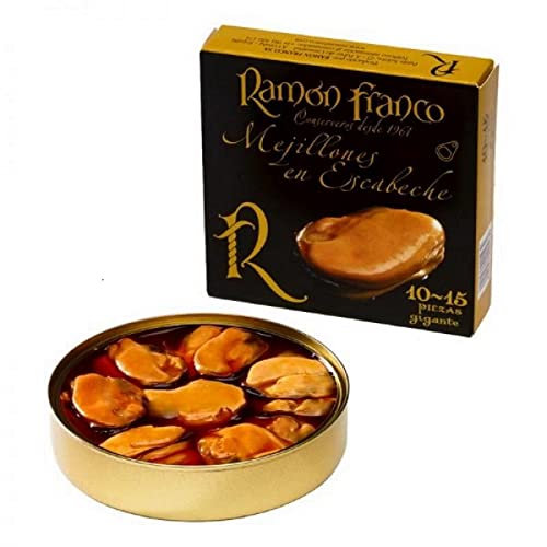 Mejillones Ramón Franco - 4/6 piezas, 115 gramos