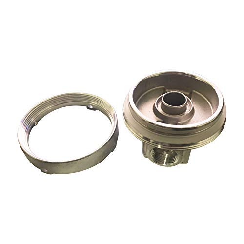 Dalrun 10 "Water Filter Housing Stainless Steel 3/4" NPT Design for High Pressure Hot / Cold Liquid