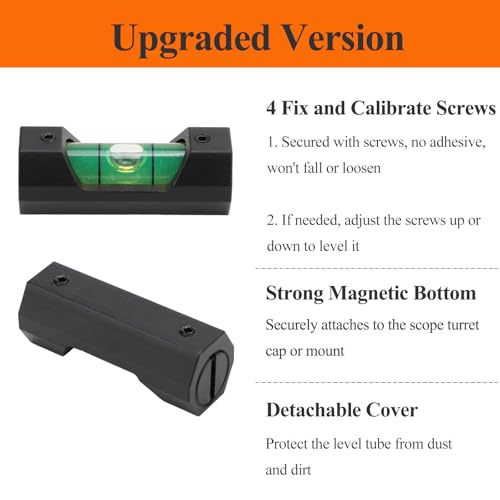Image of Hawthy Scope Leveling Kit Scope Bubble Level Picatinny Scope Level Magnetic Level Tool Bubble Leveling System