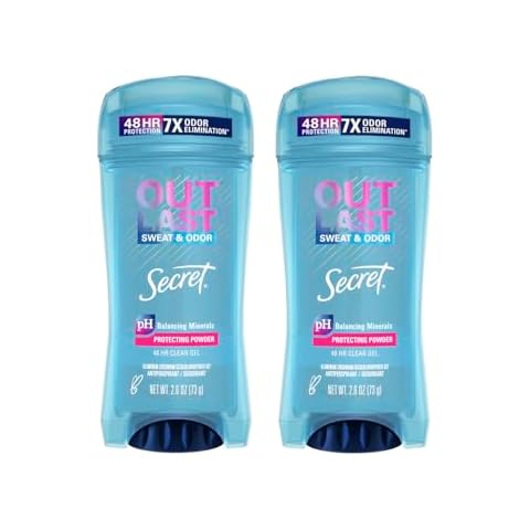 Secret Outlast Xtend Clear Gel, Protecting Powder Cover