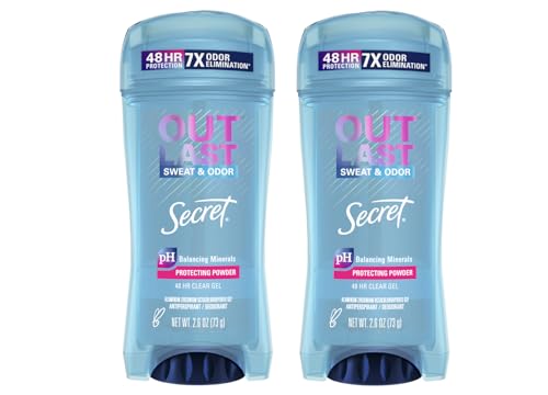 Anti-transpirante Clear Gel, Pack of 2