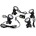 CPROSP 4pcs Pond Lights IP68 Waterproof 3.5W/Light Submersible Multi-Color Spot Light Underwater Lights Landscape Decorative Spotlight for Garden Pond Pool Tank Fountain Waterfall, Without Remote