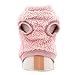 SMALLLEE_LUCKY_STORE Haustier-Sherpa-Fleece-Pullover Weste Rollkragenpullover mit D-Ring weiches Sweatshirt für kleine Hunde Katzen, Welpen Yorkie Chihuahua warme Herbst-Winterkleidung, Rosa, M