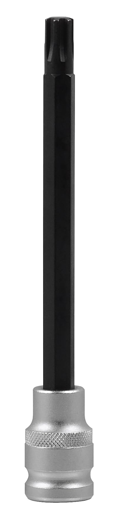 SW-Stahl 05252L Schraubendreheinsatz, 1/2 Zoll Polydrive M10 x 165 mm | Spezialwerkzeug für Zylinderkopfschrauben, kompatibel mit T10070 VAG Systemen, Chrom-Vanadium Stahl, 12,5 mm Antrieb