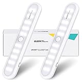 ESR7Gears Motion Sensor Closet Lights 2-Pack, 20-LED Battery-Operated Under-Cabinet Light, with 3 Modes and Built-in Magnet, Portable Light for Closet, Kitchen, Stairs, Hallway, and Emergency