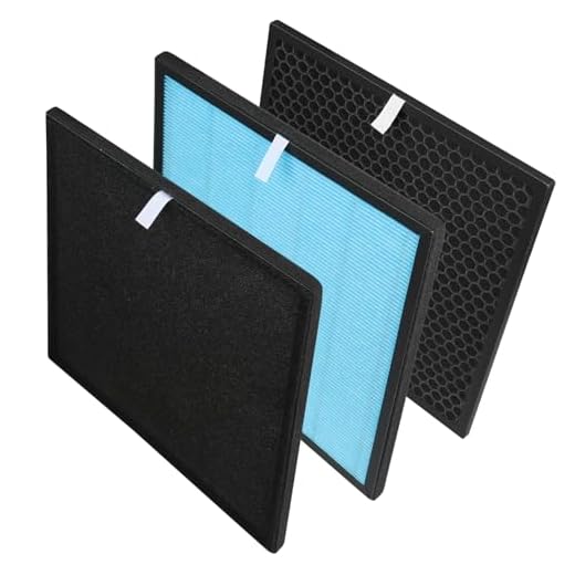1 kit de filtro de substituição 10L Pro HEPA compatível com purificador de ar Okaysou AirMax 10L Pro e Aiibot-A300