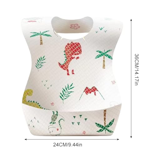Disposable Baby Bibs for Baby Boys and Girls, Disposable Travel Paper Bibs, No Wash Bib Water Absorption Bib for Boys a4