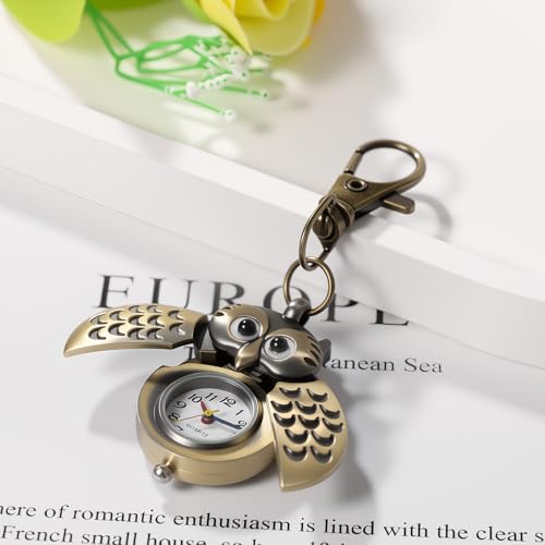 Image of JewelryWe Vintage Pocket Watch Cool Gear Steampunk Retro Pendant Necklace Watches for Men Women Halloween Costumes Daily and Office