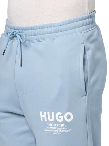 HUGO Men's Printed Logo Cuffed Joggers3