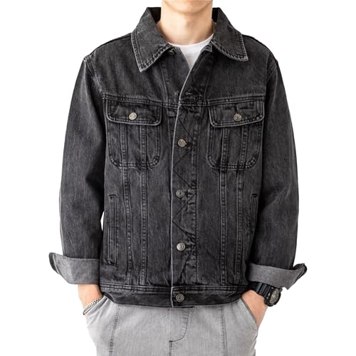 Chaqueta de mezclilla para hombre DGHM-JLMY miniatura 1