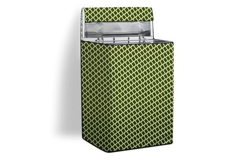 Image of Stylista Washing Machine Cover Compatible for Godrej 7.5 Kg Fully-Automatic Top Loading WTEON MGNS 75 5.0 FDTN SRGR, Check Military