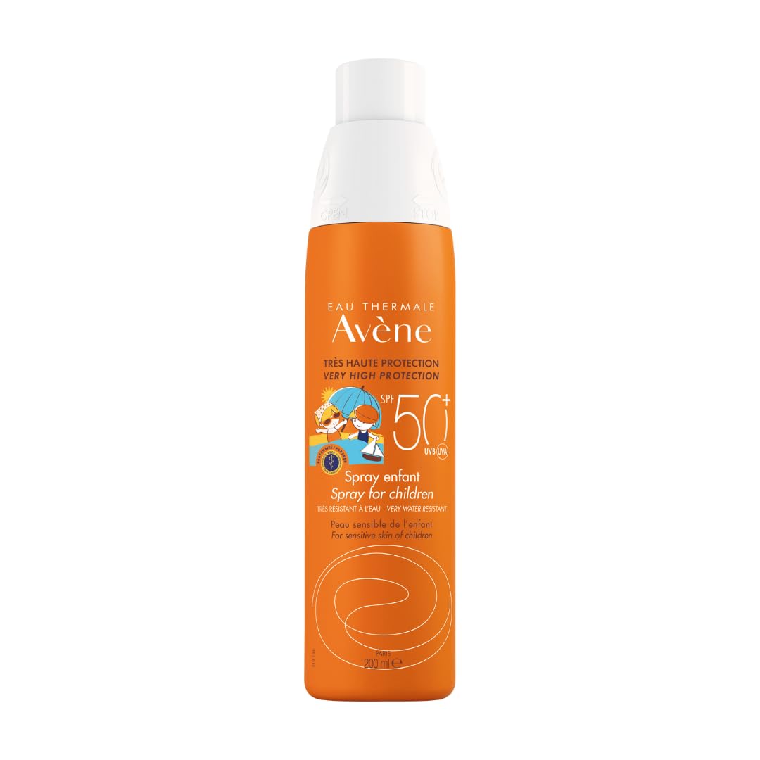 Avene Çocuk Sprey Güneş Kremi SPF 50+ Vücut için Yüksek Koruma Sağlayan Hassas Güneş Kremi 200 ml