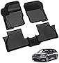 Landrol Car Floor Mats Replacement for Ford Focus 2012-2018 Heavy Duty Liner Black Custom Fit All Weather Protection Carpets Coverage Waterproof Durable Flextough Odorless