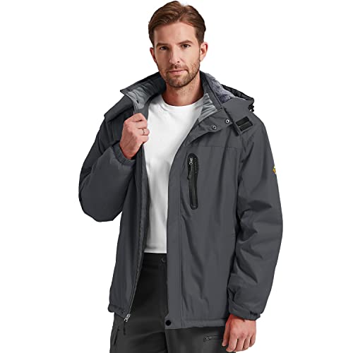 Amazon.com: Kugnala Men's Winter Skiing Jacket Waterproof Warm