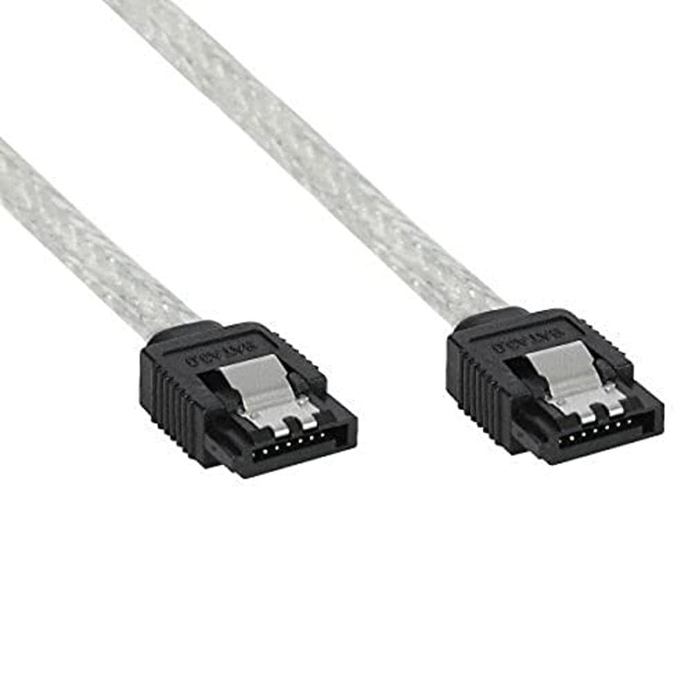InLine 27305R SATA 6Gb/s Cable Round with Latch 0.5 m