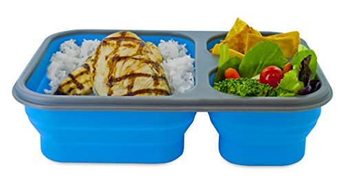 Smart Planet Collapsible Eco Meal Kit, Large , Blue