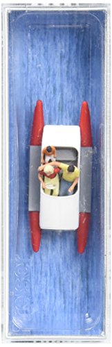 Preiser 10683 Pedal Boat w/Family Set #2 (White, red) HO Scale Figure