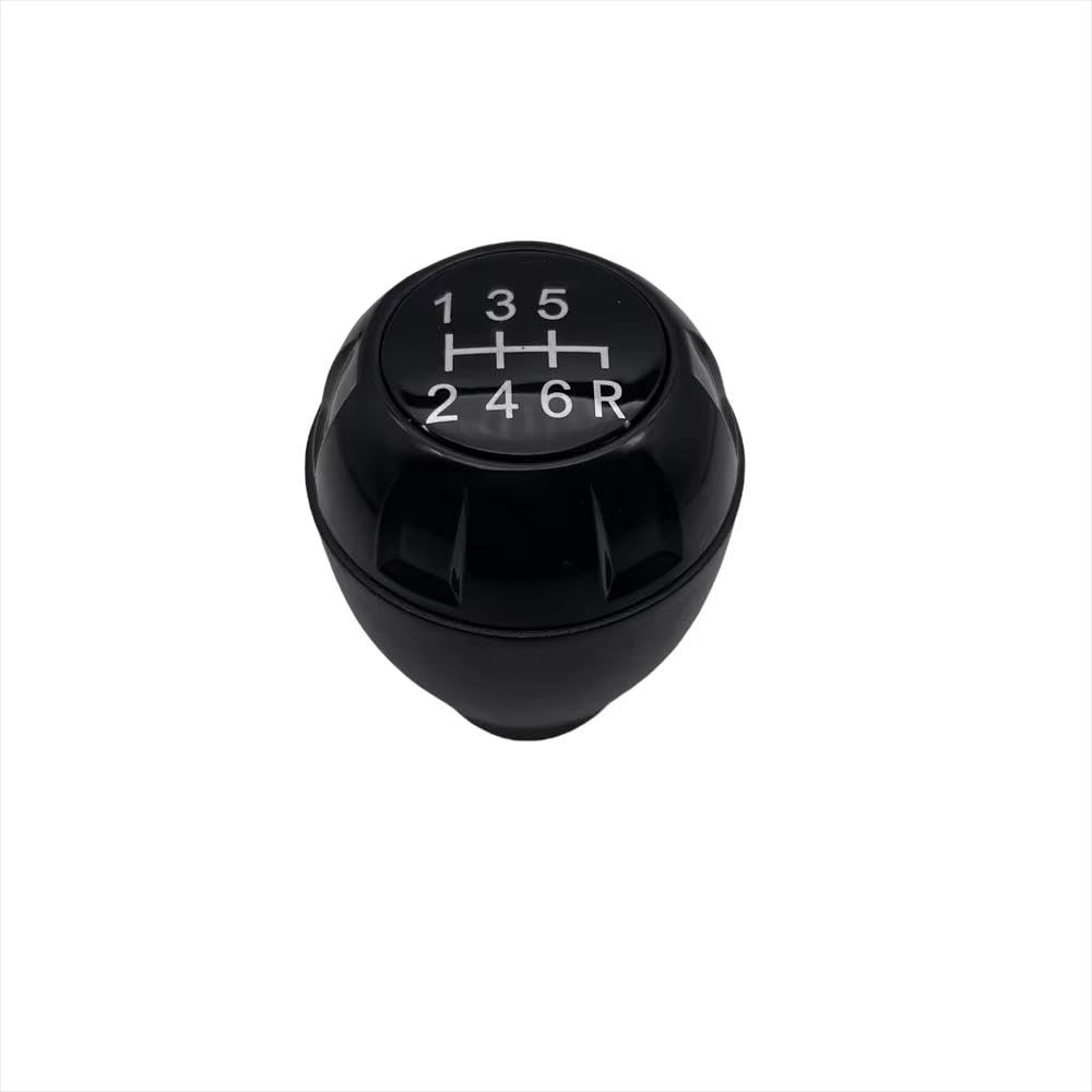 Qvqojcth Black Auto Accessory Car 6 Speed Manual Gear Shift Knob For Jeep Wrangler Jk 68085312Ab 2007-2018(Black)