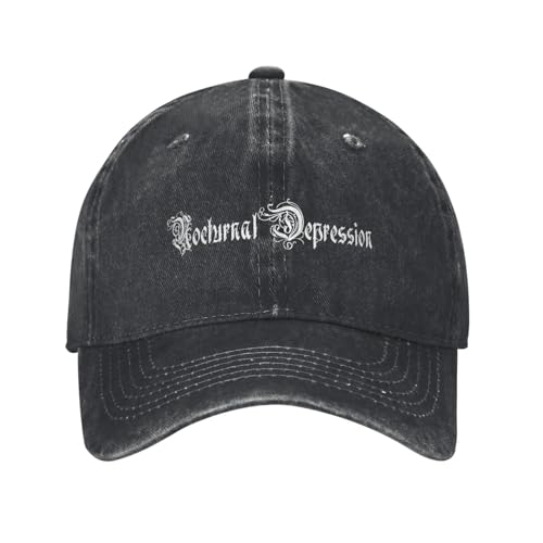 Casquette de baseball DÉPRESSION originale pour affirmer un style rock