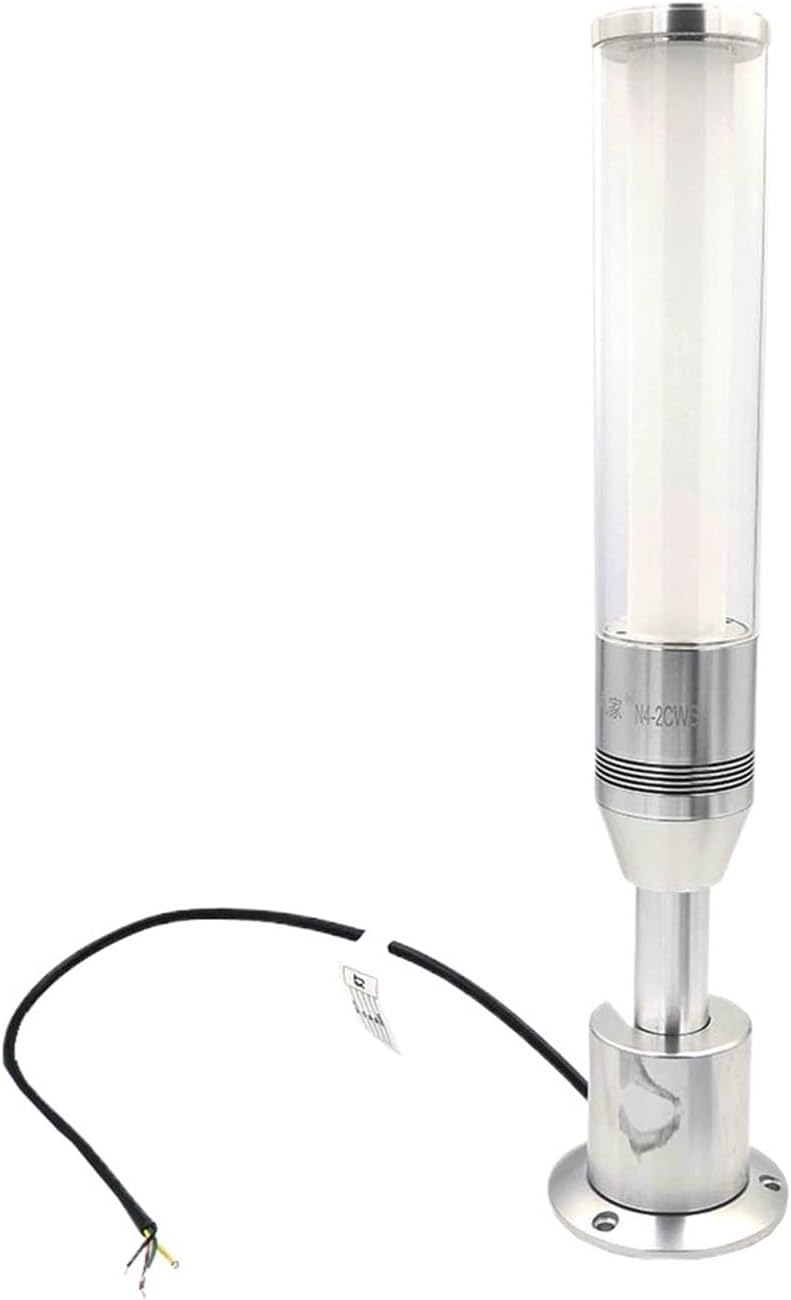24V 220V LED Pilot Light Signal Lamp Metal Machine Working Warning Indicator Light(Always Light 220V)