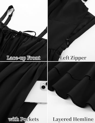SCARLET DARKNESS Corset Mini Dress for Women Teens Grad Homecoming Sundress - image 7