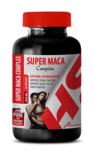 Sexual Energy Complex - Super MACA Complex 2070 Mg - Extra Strength - maca Root Capsules - 1 Bottle 60 Capsules