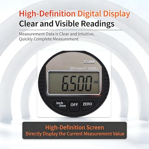 Détecteur de rugosité portable 0-6.5mm avec conversion mm/pouce pour test de sablage - 5