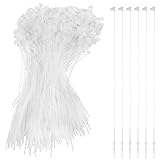 HJZHII 2000 Stück Sicherheitsfäden Etiketten, Preisschilder Anhänger Fäden 12,5cm lang Sicherheitsfäden Etiketten Sicherheits Schmuckanhänger Kunststoff Loop Pins für Kleidung Schuhe Preisauszeichner