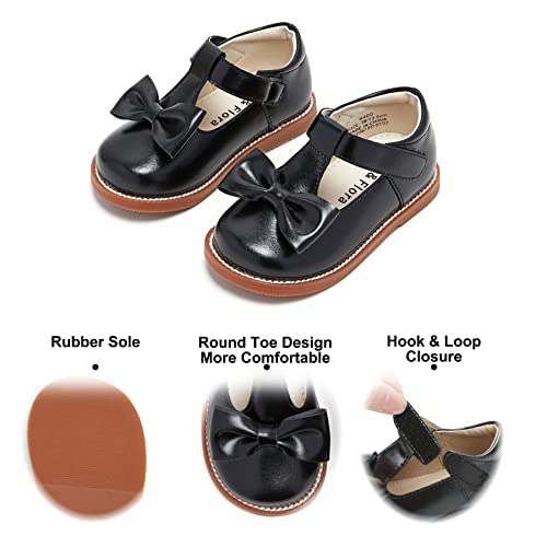 Image of Felix & Flora Toddler Little Girl Mary Jane Dress Shoes - Ballet Flats for Girl Party School Shoes