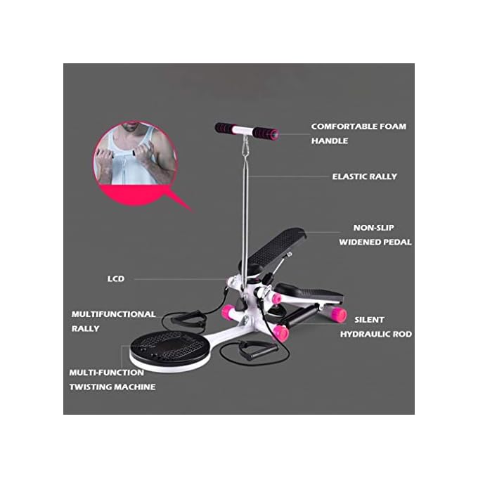 GKDGKD Stepper for Exercise Workout, Stair Step Machine with Handle and