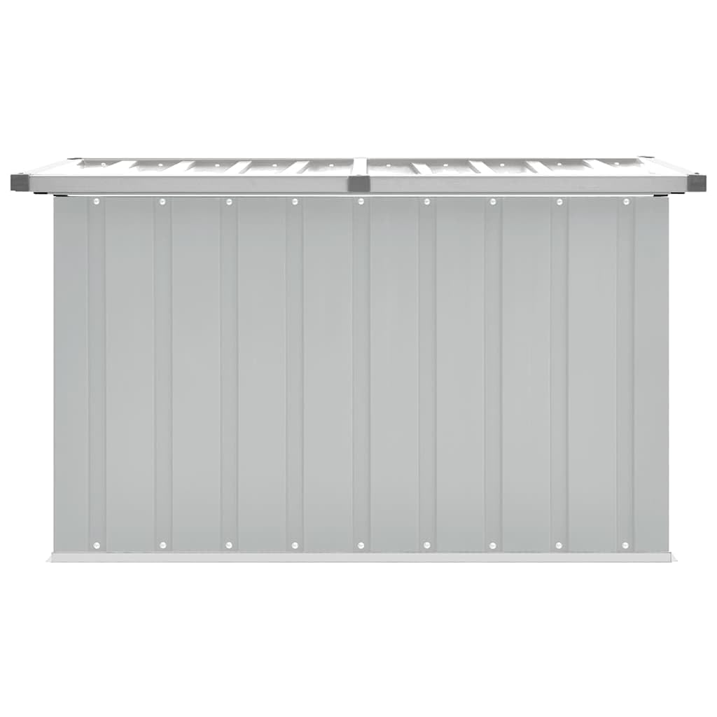 Box da giardino grigio, 109 x 67 x 65 cm, resistente alle intemperie, con grande spazio per cuscini, coperte, attrezzi da giardino, impermeabile e chiudibile, per terrazze, balconi, esterni