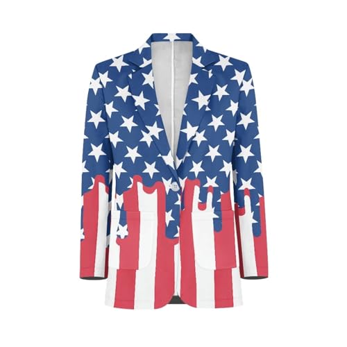 Men's Casual Blazer Long Sleeve Suit Jackets Coats Casual Lightweight One Button Business Jacket with 2 Pocket