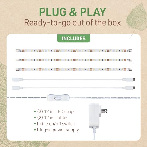 Kit Tira de LED Blanca Cálida 12 pulgadas miniatura 5