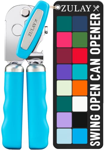 Image of Zulay Kitchen Stainless Steel Swing Open Manual Can Opener Comfortable Grip
