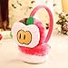 feiren Orejeras para niños y niñas, de peluche, para otoño e invierno, cálidas y gruesas (color: manzana)