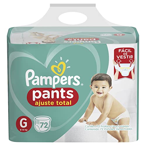 Fralda Pampers Pants Ajuste Total G - 72 fraldas