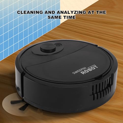 Aspirador de pó Robótico, robô Varredor Inteligente Com Forte Sucção, Esfregão para Piso Duro para Q