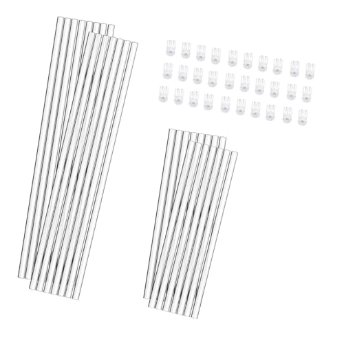 Heoscus 30 Stück Orchideenblüten Pflanzenstiel Stützstangen Stängelpfähle Für Gezähmtes Und Aufrechtes Wachstum Für Den Innen Und Außenbereich Topfpflanzen Stütze